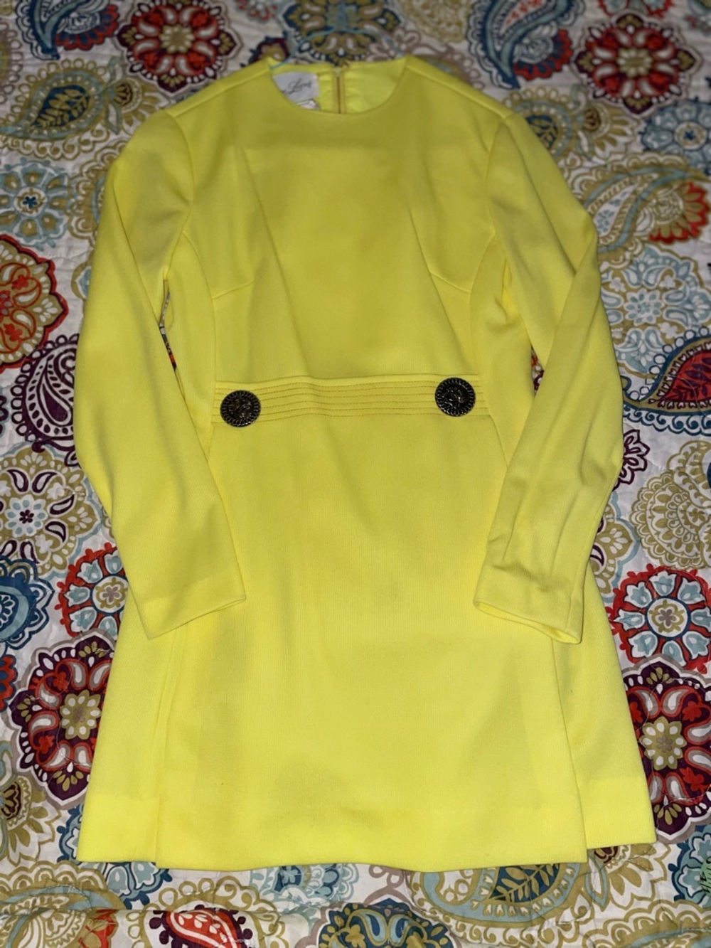 Vintage 1960s Yellow Mod Pantsuit Set – Rare Two Piece